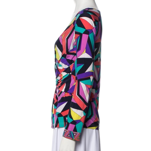 Emilio Pucci multi colored blouse top. Size XS - Picture 2 of 8